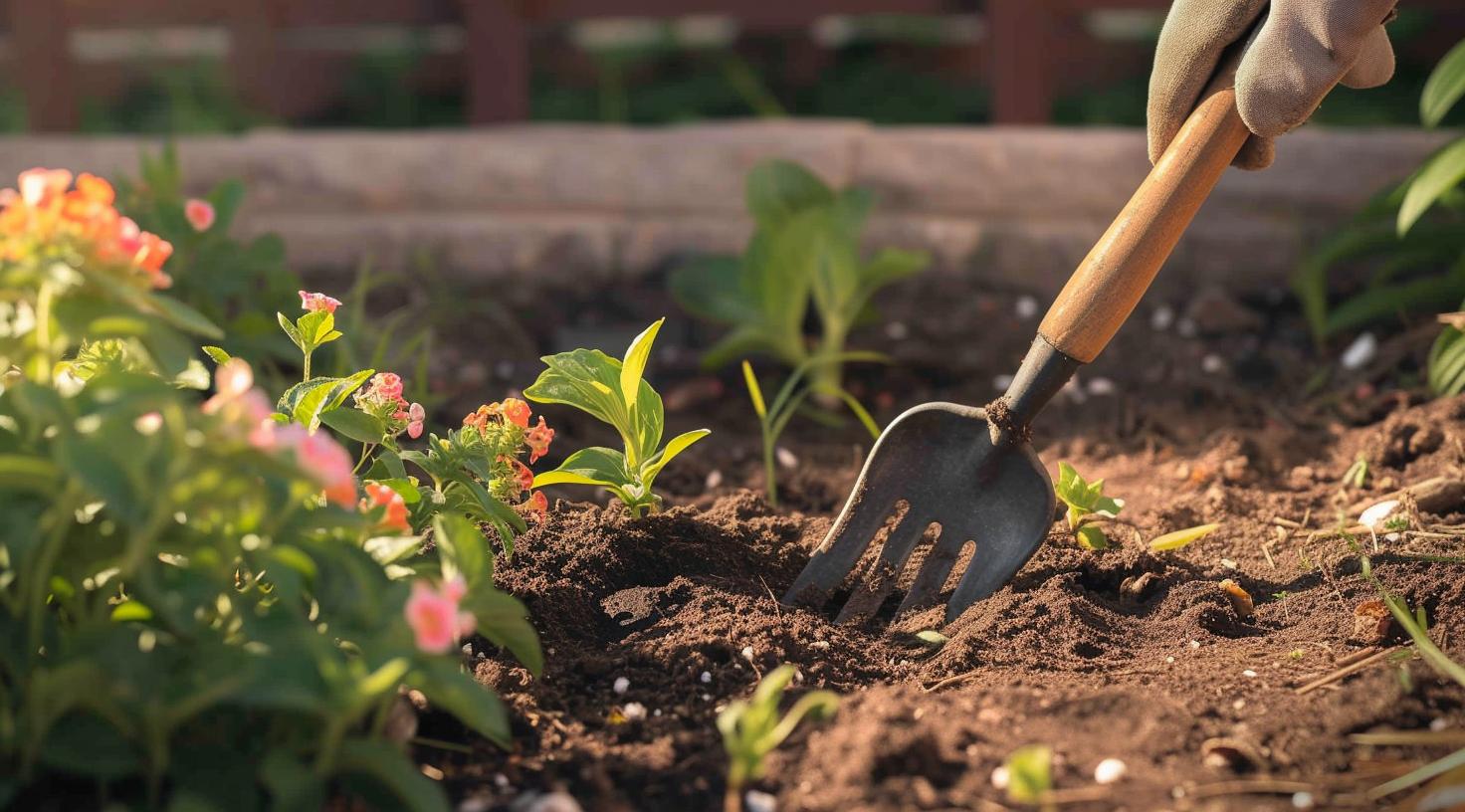 Unkraut im Rasen beseitigen